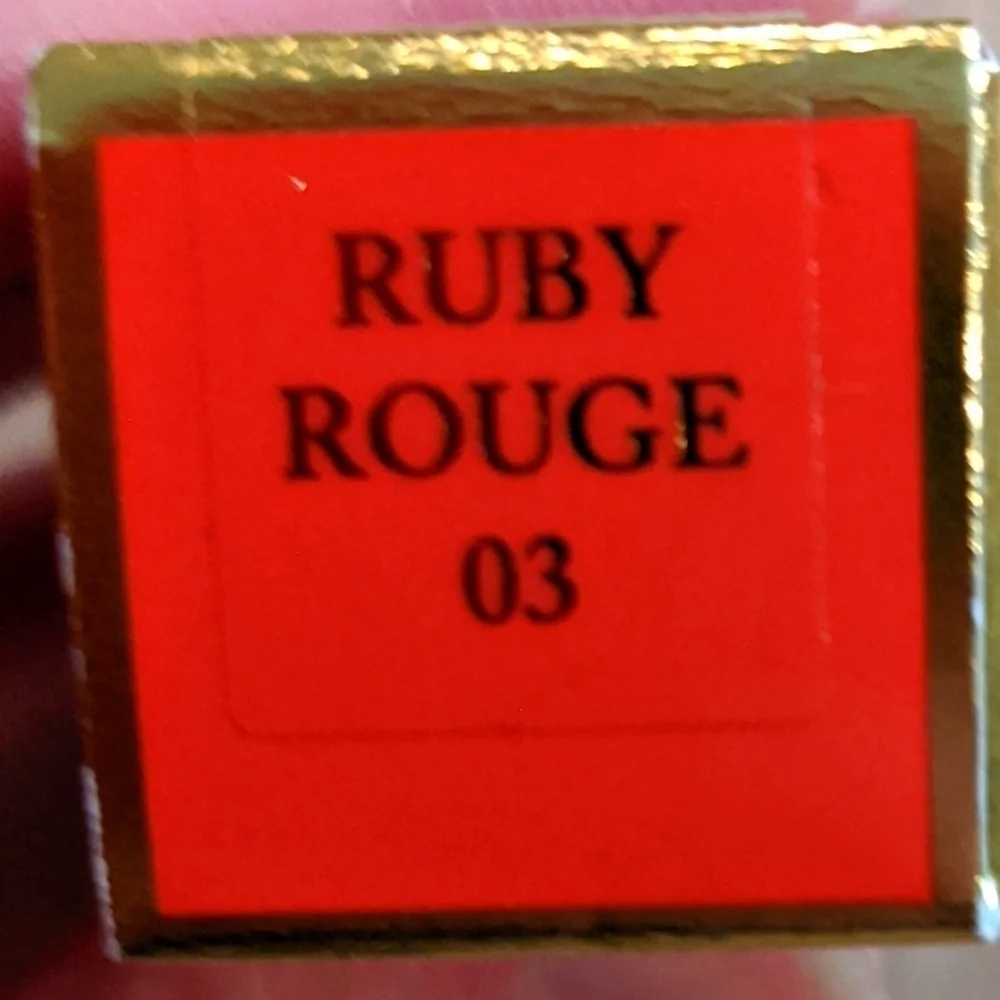 RETIRED Juicy Couture Ruby Rouge Glitter Cream Lipstick NIB